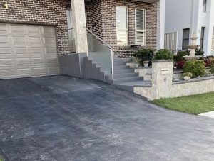 Before Driveway Overlay in Middleton Grange Sydney