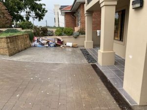 before driveway makeover southern sydney
