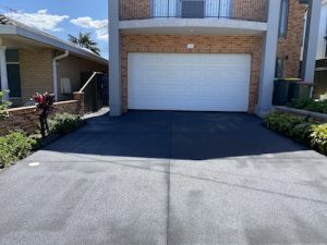 After resurfacing concrete Sans Souci