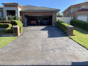 before driveway concrete restoration sydney