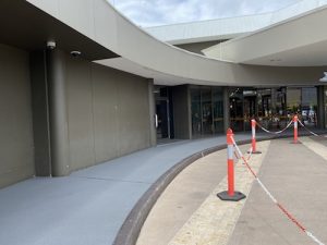 after commercial concrete resurfacing