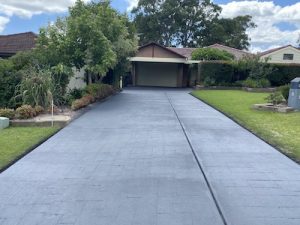 after resurfacing stencil crete sydney