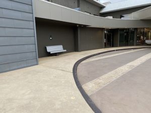 before commercial concrete resurfacing
