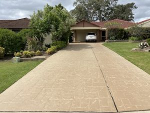 before resurfacing stencil crete sydney