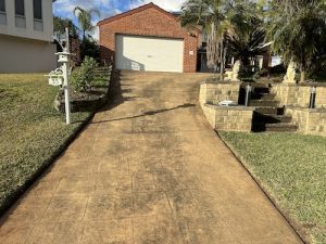 before driveway resurfacing the hills sydney