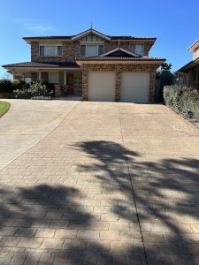 before stencil concrete resurfacing western sydney